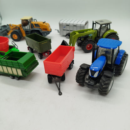 Liebherr Bundle Set von 5 Radlader Traktor Anhänger