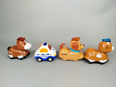 VTech Tiere & Fahrzeuge – Set von 4 Autos, sehr gut