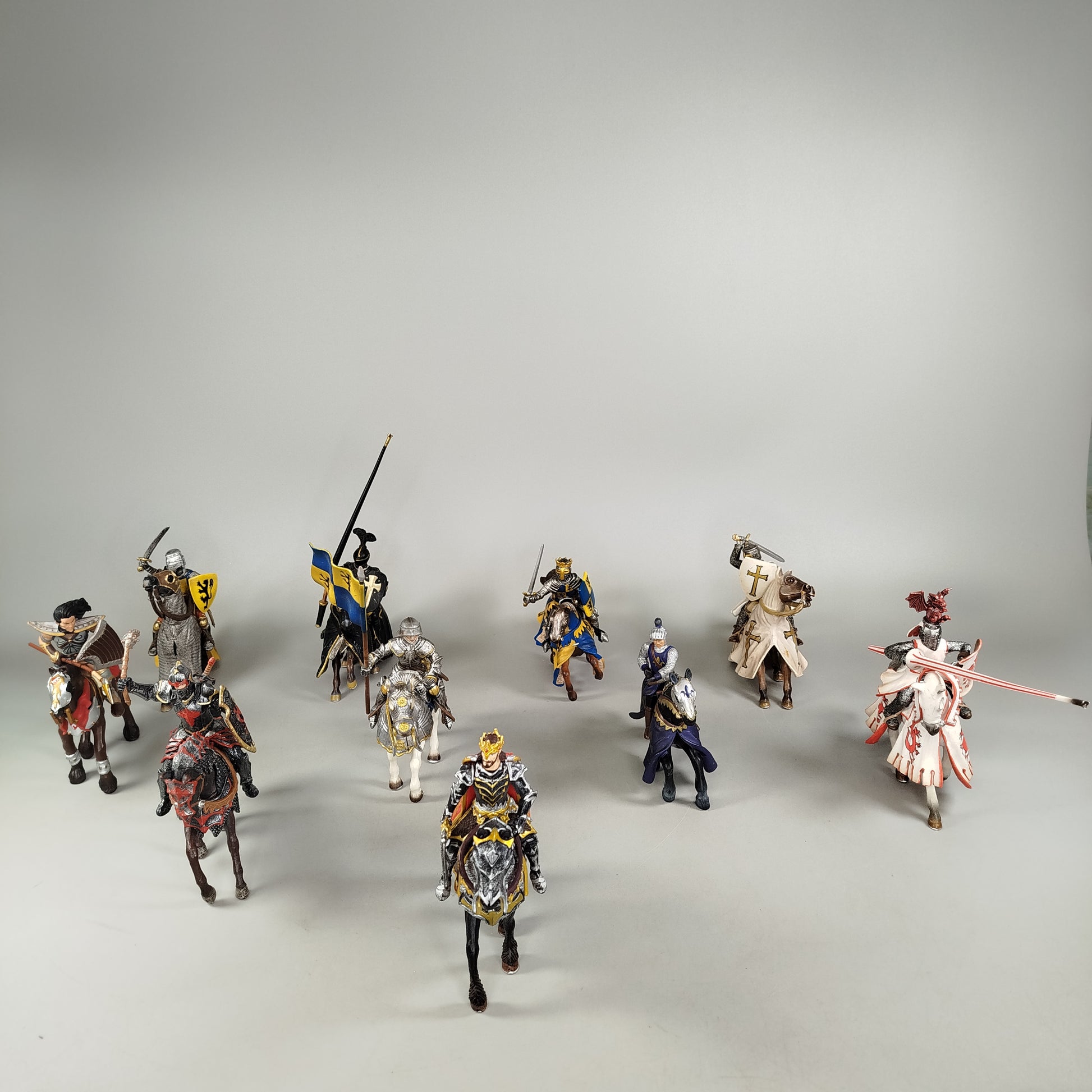 Schleich Bundle Ritter 10x Ritterfiguren & Pferde ab 3 4 5 Jahre | ✅ geprüft 