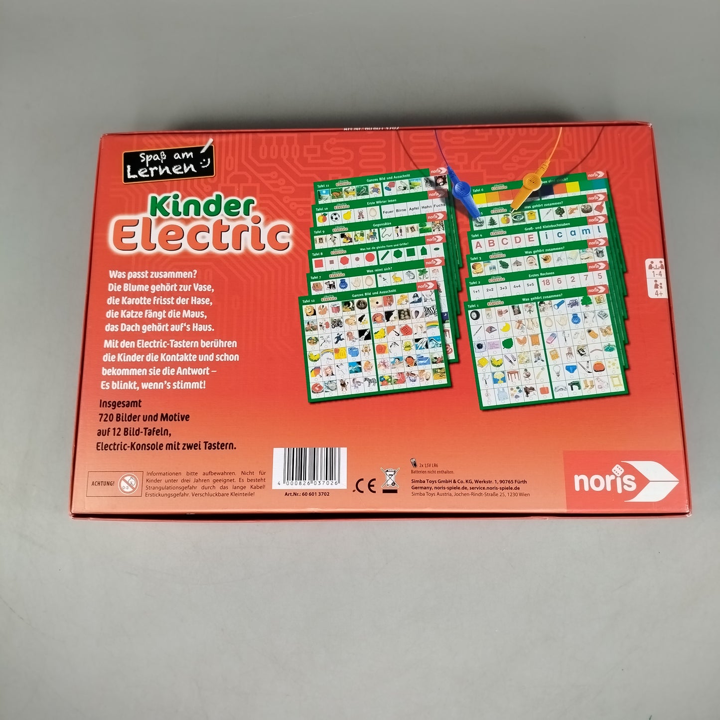Noris Kinder Electric 606013702 Elektronisches Lernspiel