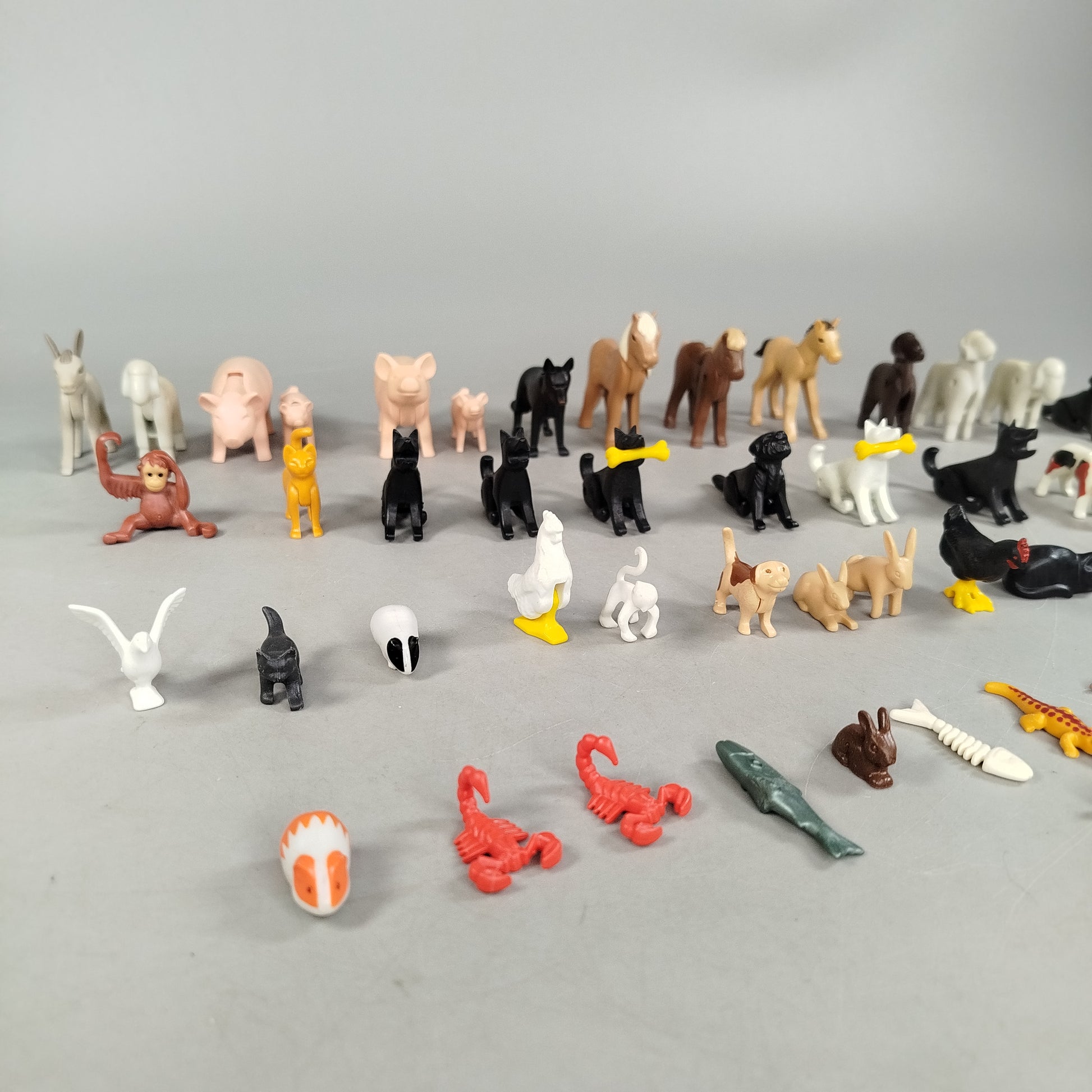 Bundle Playmobil Set von 50 Tiere, gebraucht, ab 3 Jahre 