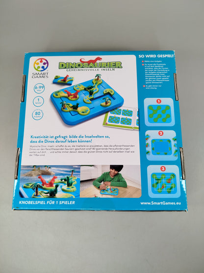 SmartGames Brettspiel Dinosaurier – Geheimnisvolle Inseln, OVP