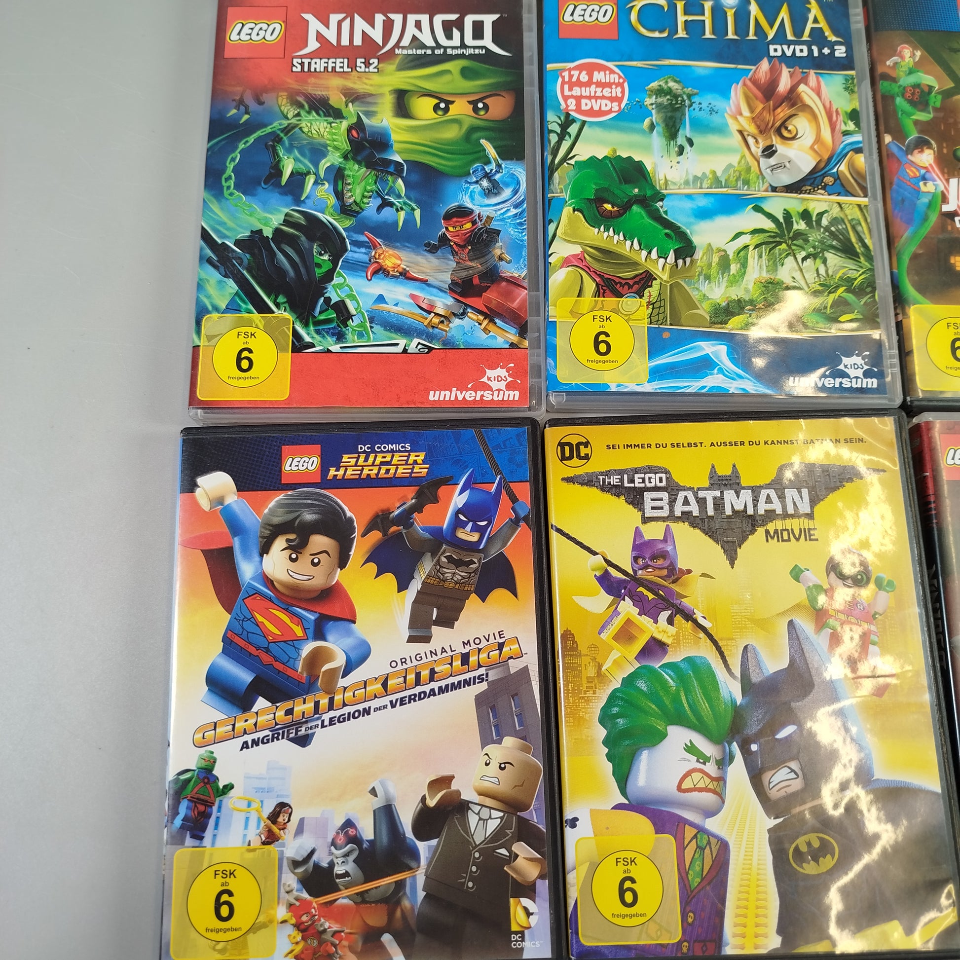 LEGO DVD Sammlung – NEXO KNIGHTS, Star Wars, NINJAGO Set