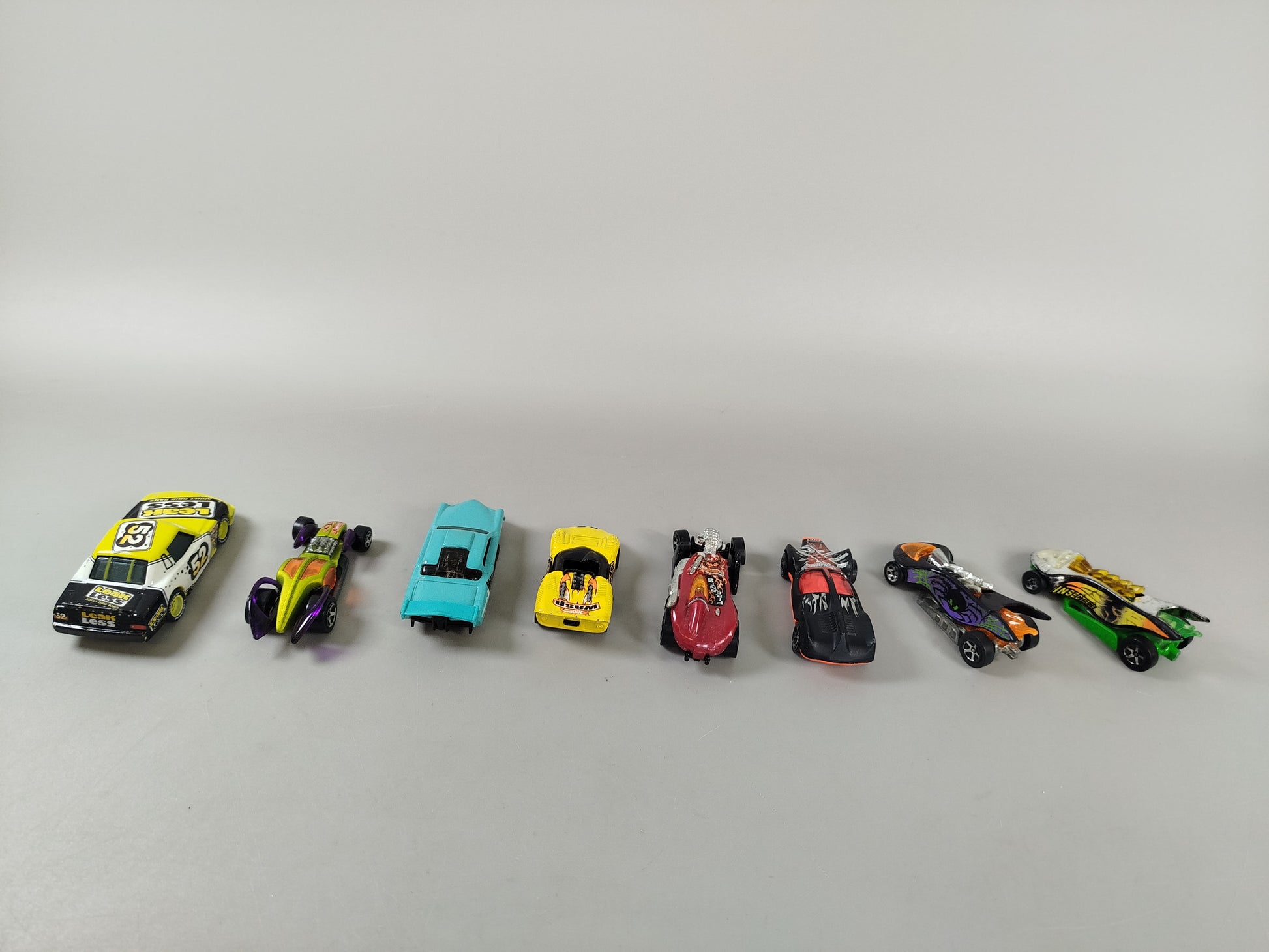 Vintage Hot Wheels Rennautos - Set von 8 Fahrzeuge