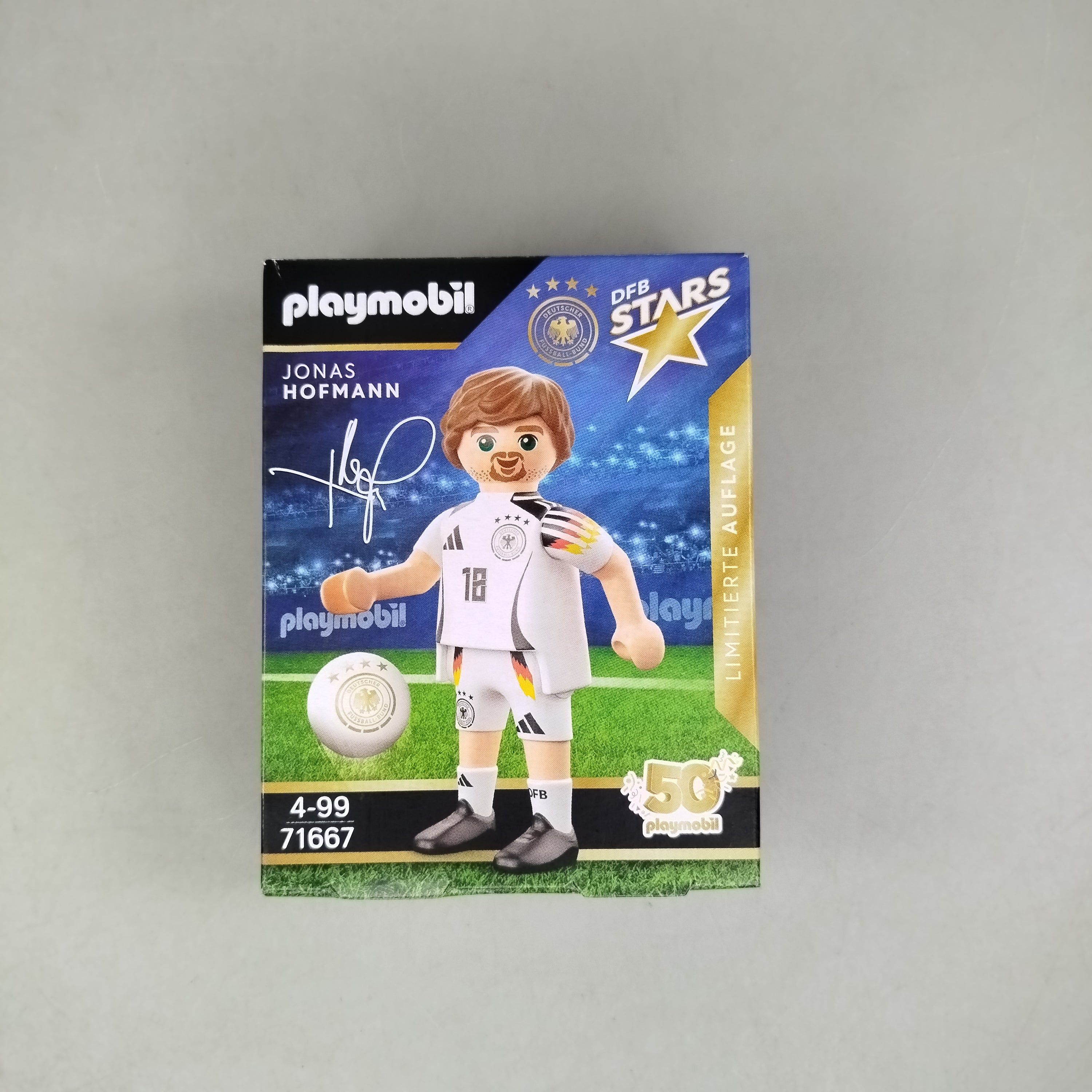 Playmobil 🙂🏠 DFB Stars Jonas Hofmann Figur, neu, ab 6 7 8 Jahre | ✅ geprüft 