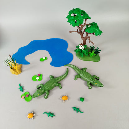 Playmobil Dschungel Flussszene 3229 – mit Tieren & Pflanzen, OVP