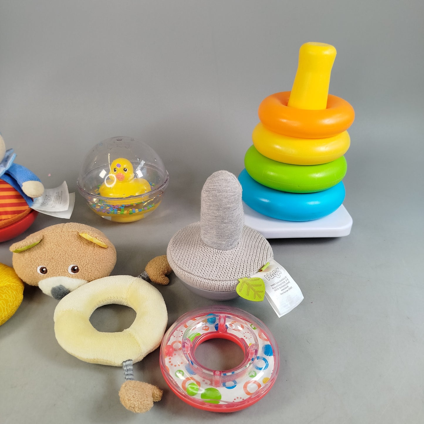 Haba & Fisher-Price Bundle Rassel & Stapelturm