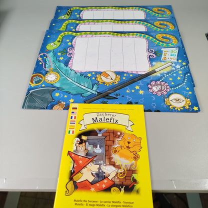 HABA Brettspiel Zauberer Malefix – magischer Malwettbewerb