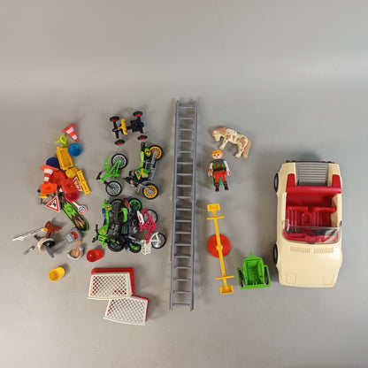 Playmobil Bundle Cabrio Motorräder & Tiere ab 3 4 5 Jahre | ✅ geprüft 