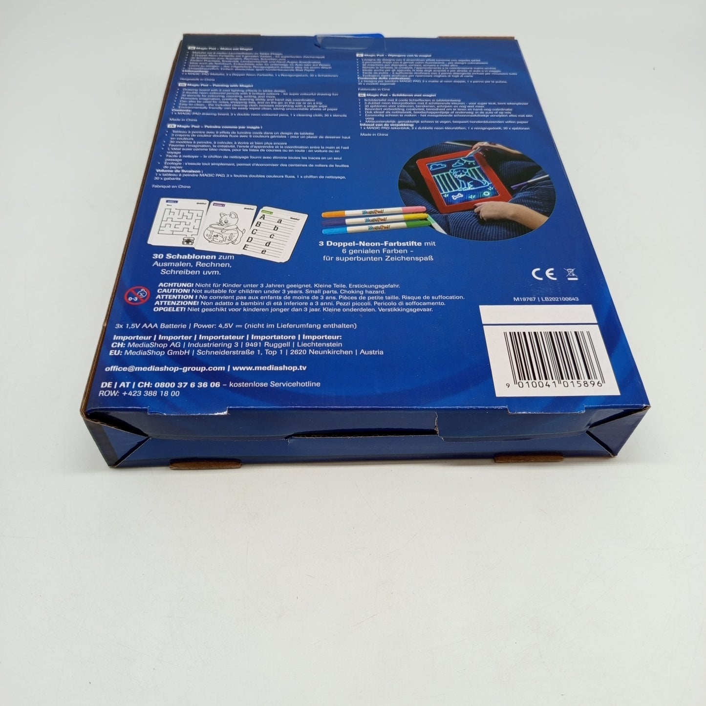 Magic Pad Leuchttafel – Maltafel mit 8 Lichteffekten, neu, OVP