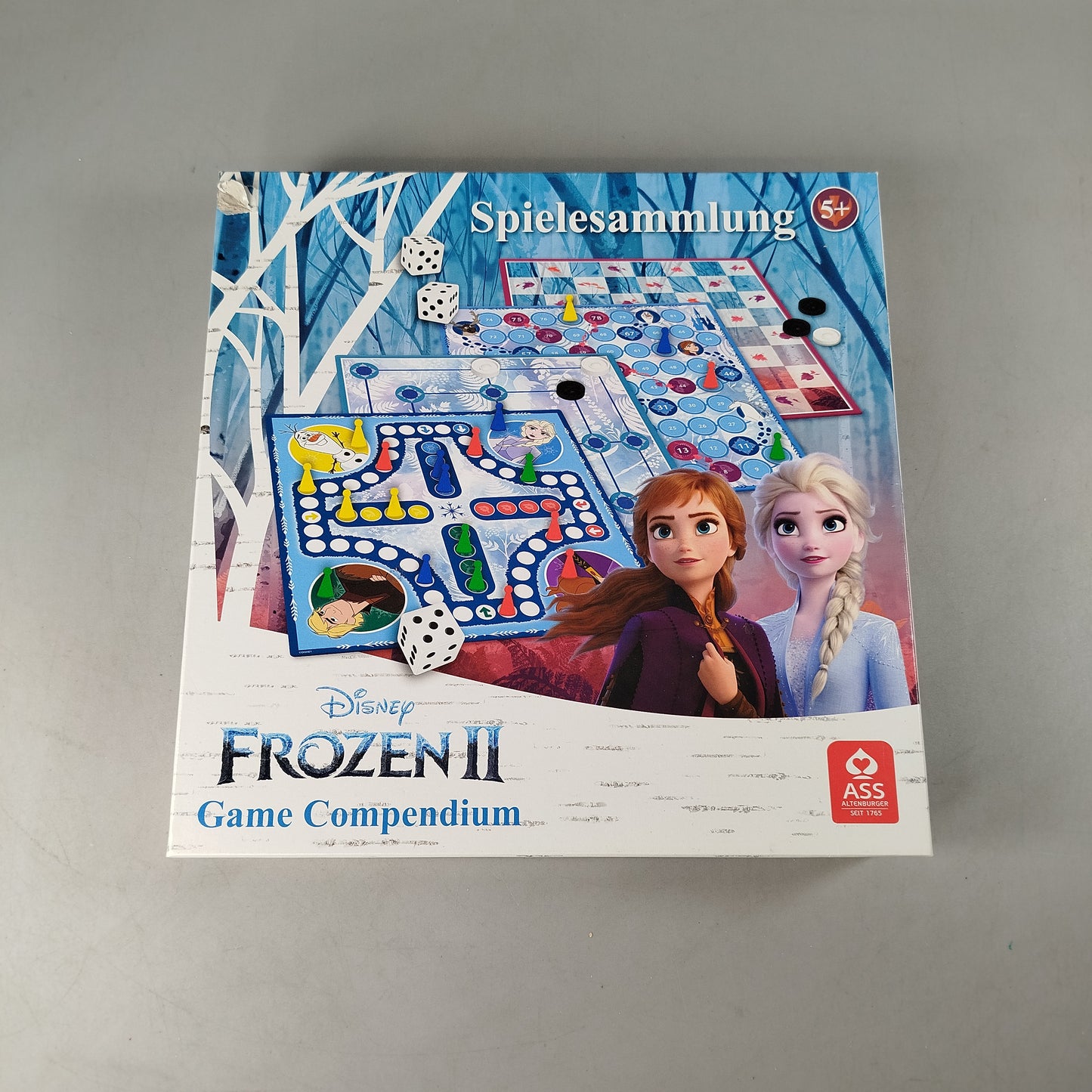 ASS Altenburger Frozen II Spielesammlung Brettspiel, ab 3 Jahre 