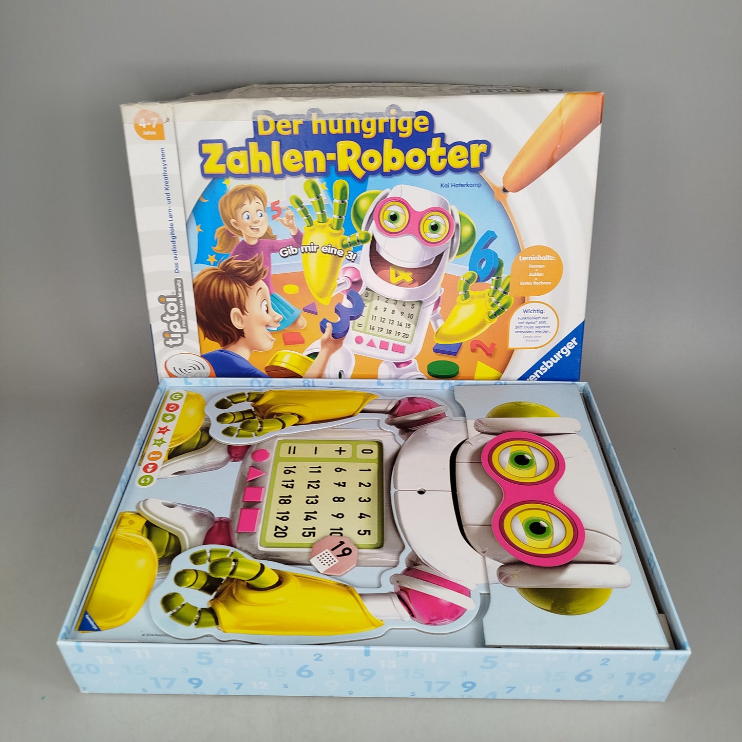 Ravensburger tiptoi Der hungrige Zahlen-Roboter Lernspiel 00706