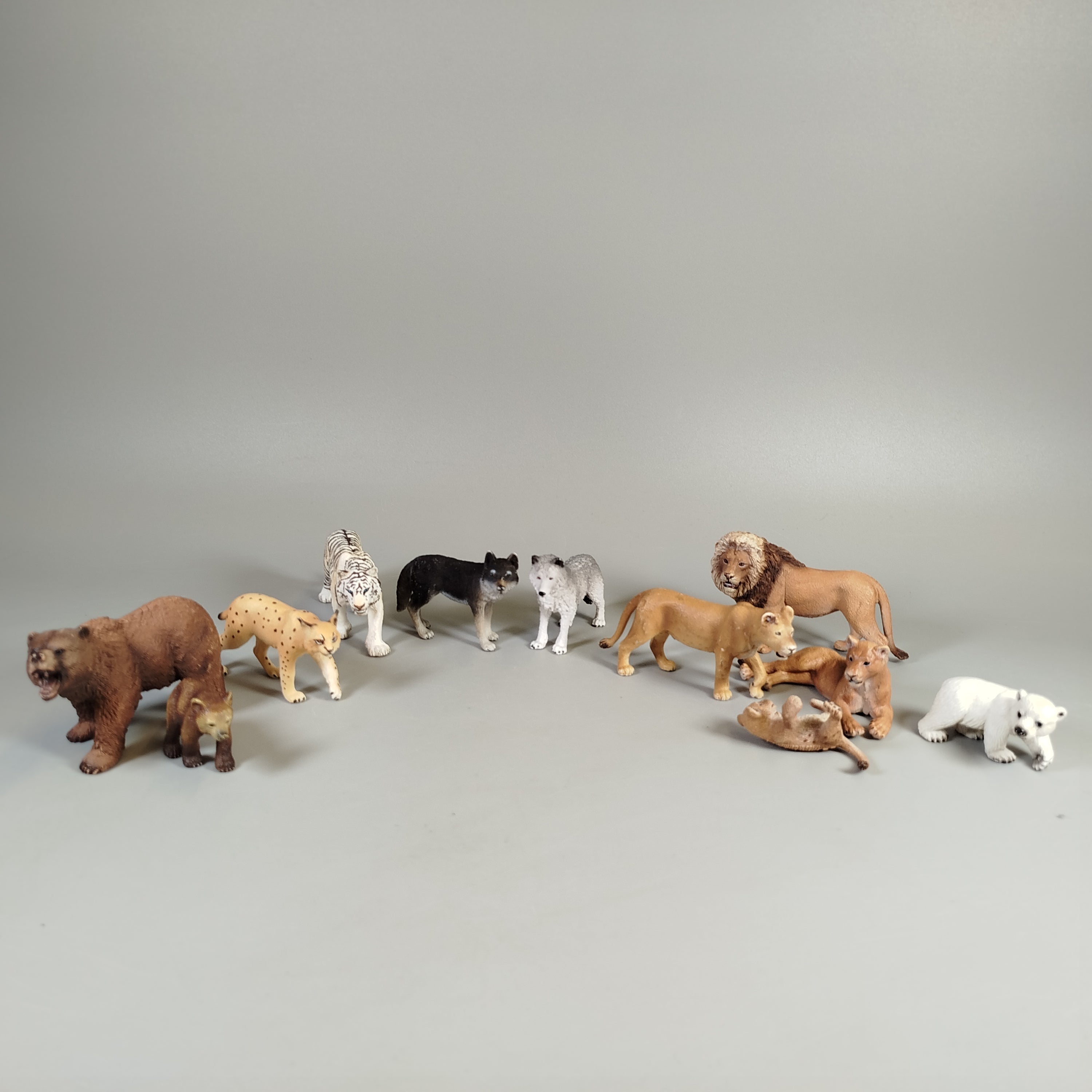 Schleich Tierfiguren Set von 11 Wildtieren, wie neu