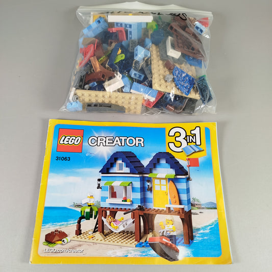 LEGO Creator Strandurlaub 31063 – Set, mit 3-in-1 Bauoption