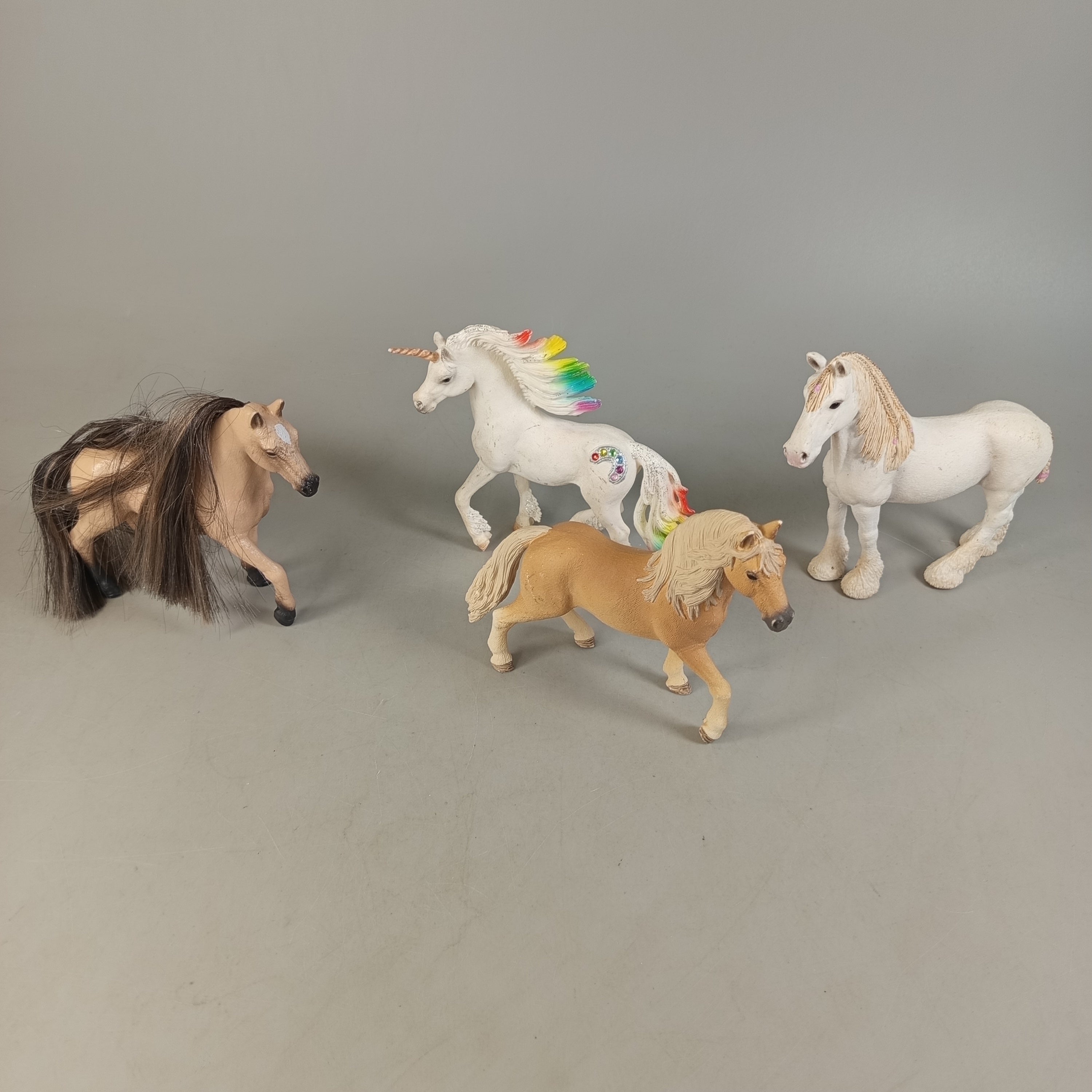 Schleich Bundle Pferde & Einhörner Set von 4 gebraucht ab 3 Jahre 