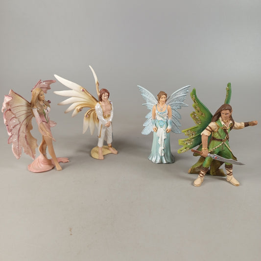 Schleich Bundle Fantasy Set von 4 Elfen & Krieger Figuren