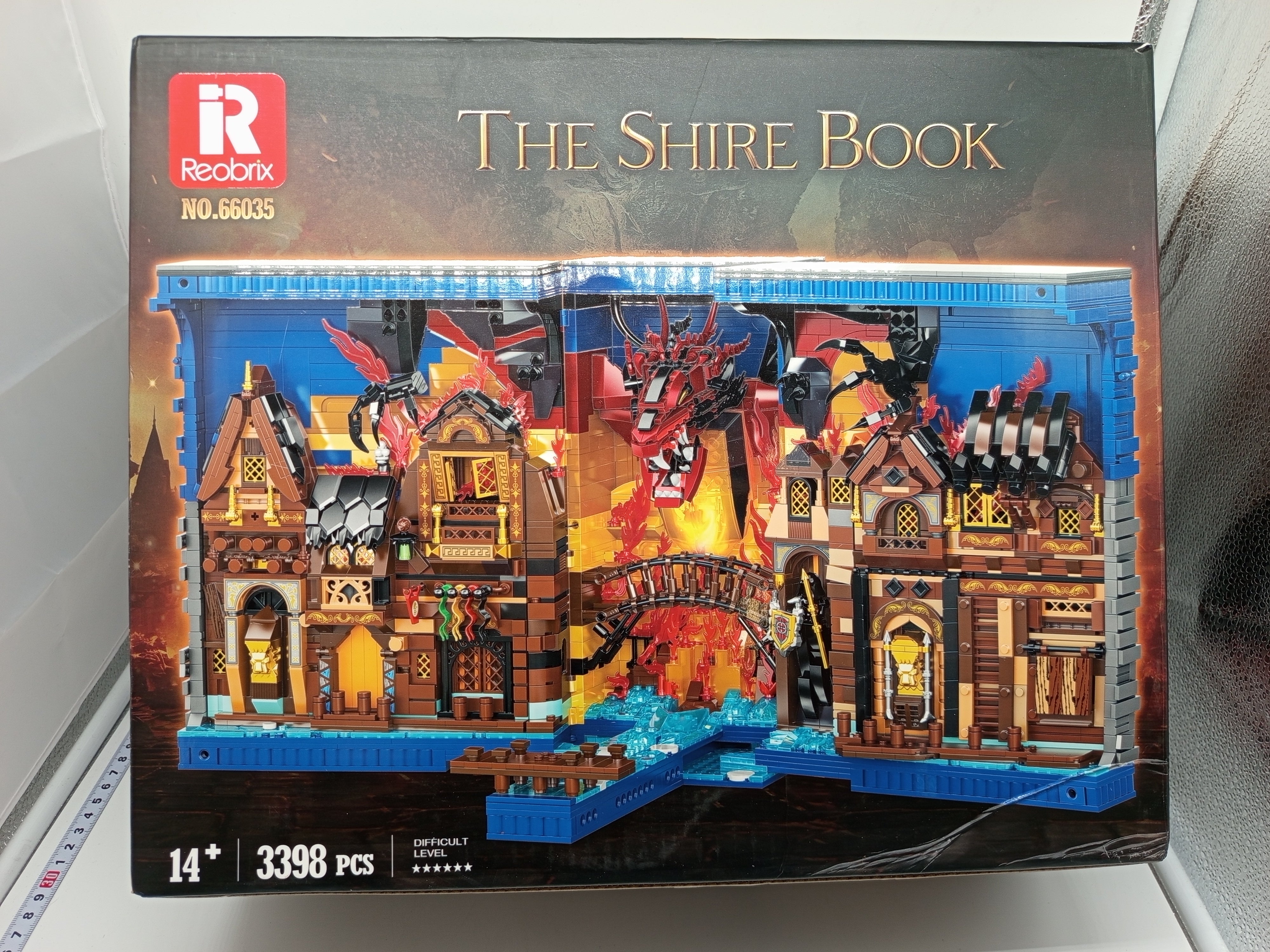Reobrix Bausteinset 66035 – The Shire Book, kompatibel mit LEGO, OVP