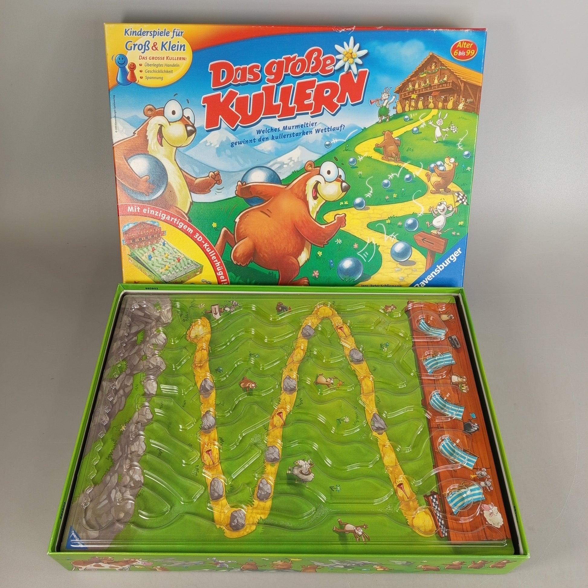Ravensburger Brettspiel – Das große Kullern 3D-Kullerhügel