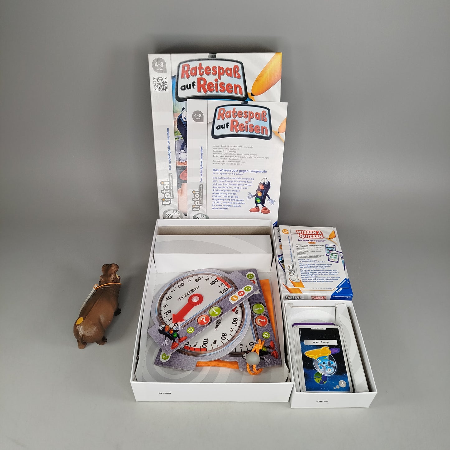 Tiptoi Bundle Ratespaß & Saurier Spiele & Figur