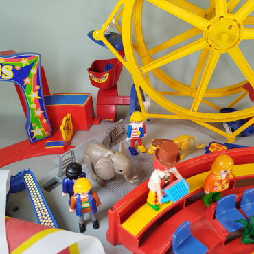 Playmobil Zirkus Konvolut – Riesenrad 5552 & Zirkus 3553, gut