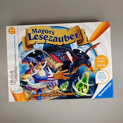 Ravensburger Tiptoi Lernspiel – Magors Lesezauber Brettspiel
