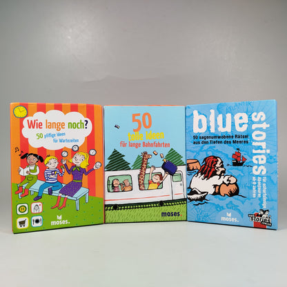 Moses Kartenspiel - Blue Stories - 50 Rätsel aus dem Meer Kartenspiel - Blue Sto