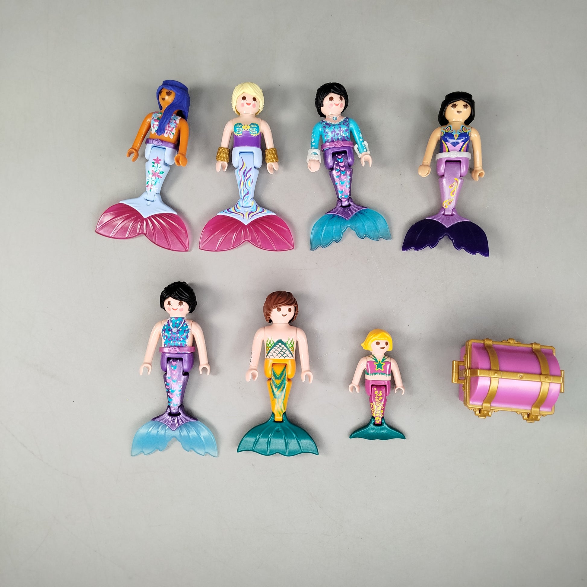 Playmobil Bundle Meerjungfrauen 26x Figuren & Tiere, gebraucht, ab 3 Jahre 