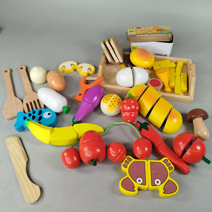Erzi Bundle Kinderküche Lebensmittel Set von 30, ab 3 4 5 Jahre | ✅ geprüft 