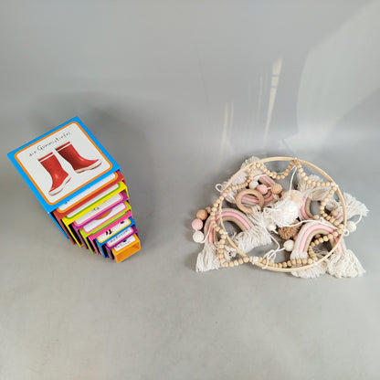 Bundle Holz-Mobile & Stapelspiel Set von 2