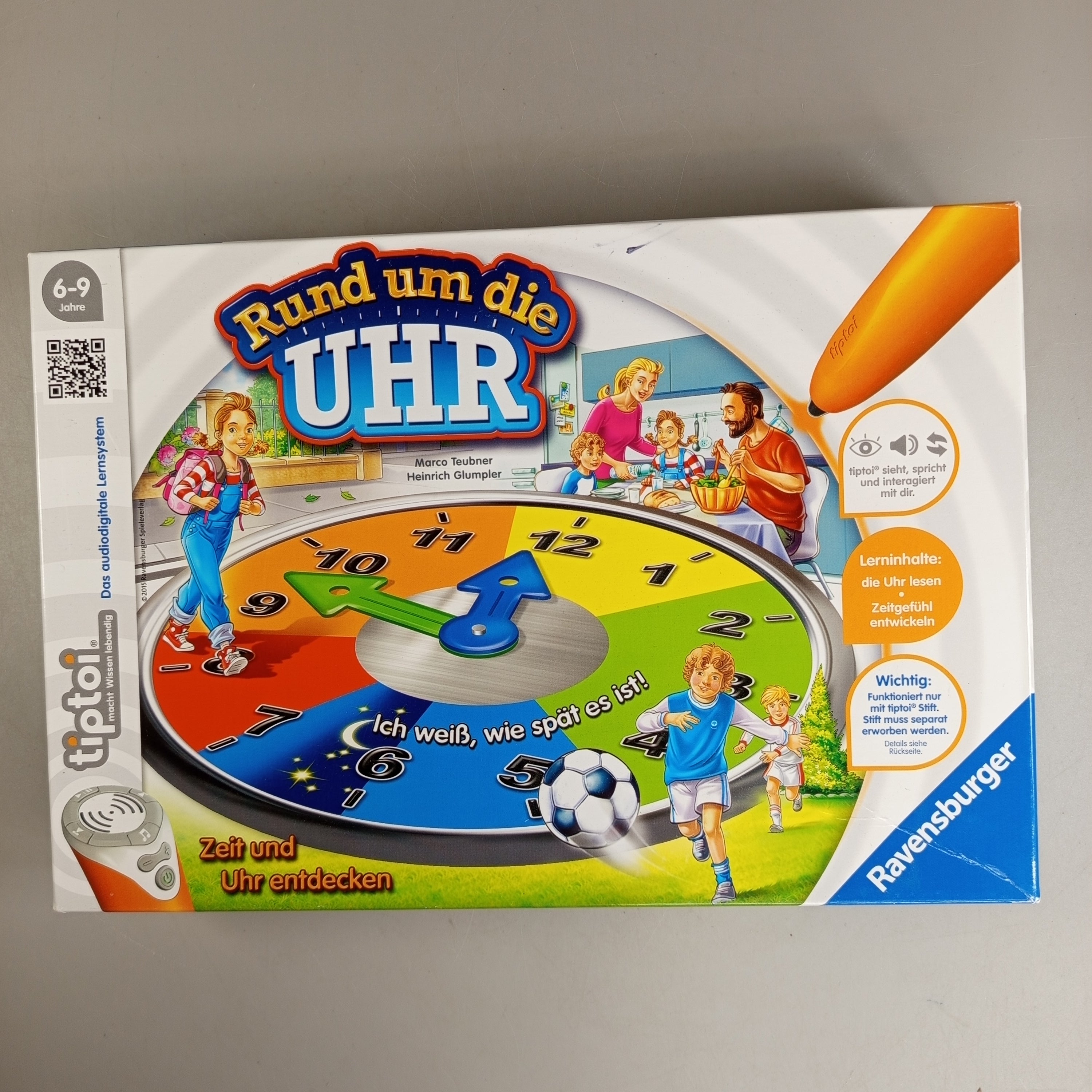 Ravensburger tiptoi Lernspiel – Rund um die Uhr, Brettspiel