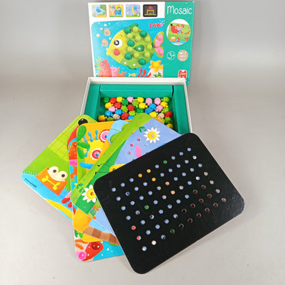 Goula Bundle Mosaik Steckspiel mit Vorlagenkarten