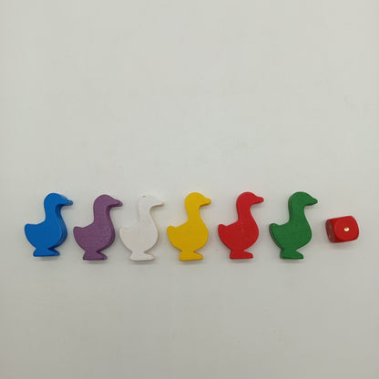 Blatz Spiele Brettspiel – Gänsespiel mit Holzfiguren & Würfel, sehr gut