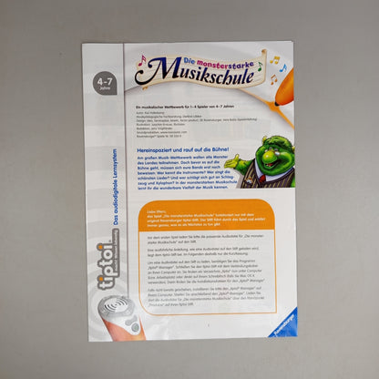 Ravensburger tiptoi Brettspiel – Die monsterstarke Musikschule