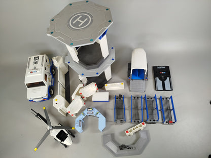 Playmobil Polizei Figuren, Zubehör & Teile einer Polizeistation, großes Set