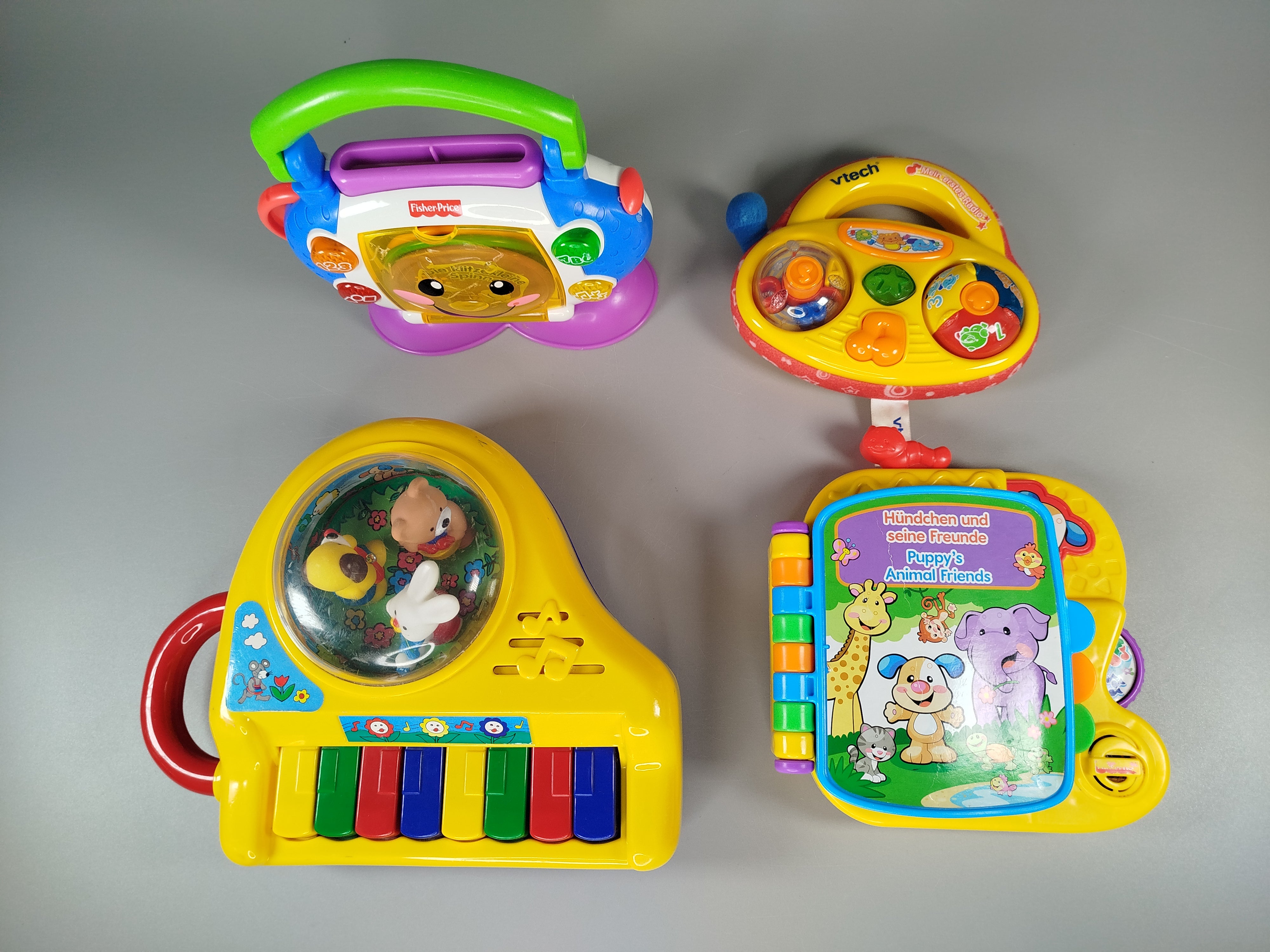 Lernspielzeug-Set - 4 teilig, interaktiv, gebraucht