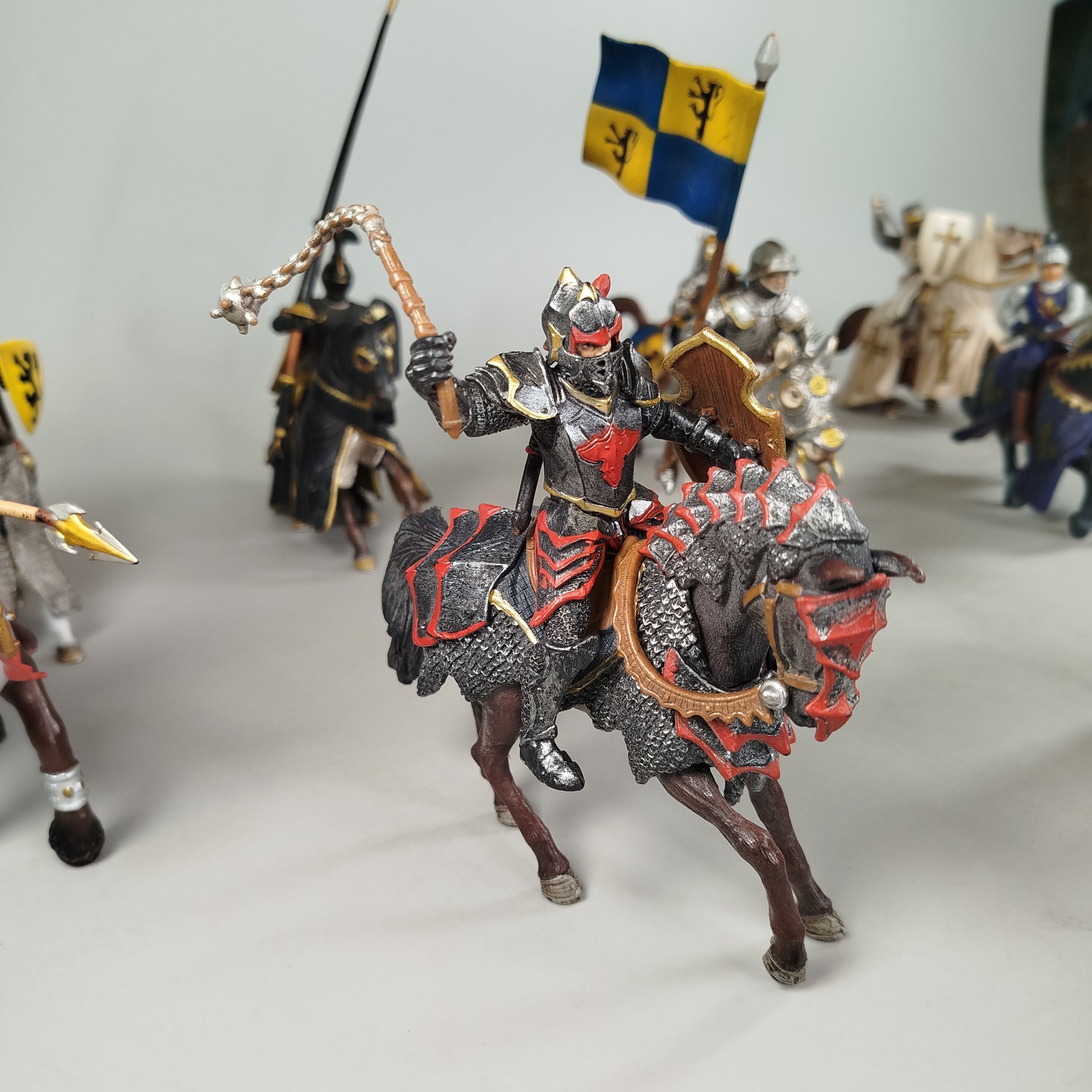 Schleich Bundle Ritter 10x Ritterfiguren & Pferde ab 3 4 5 Jahre | ✅ geprüft 