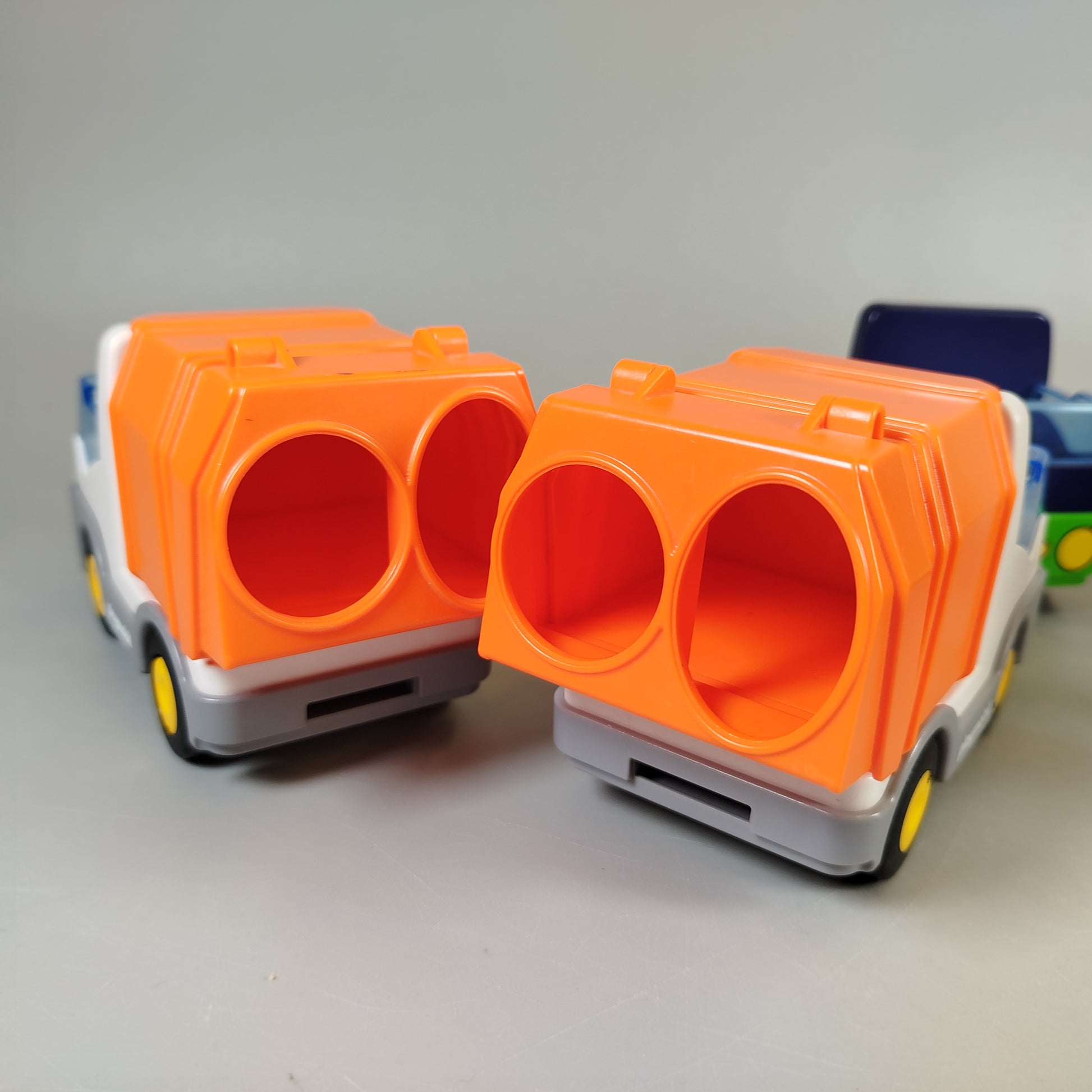 Playmobil Fahrzeug Set von 4 – Müllwagen & Gabelstapler