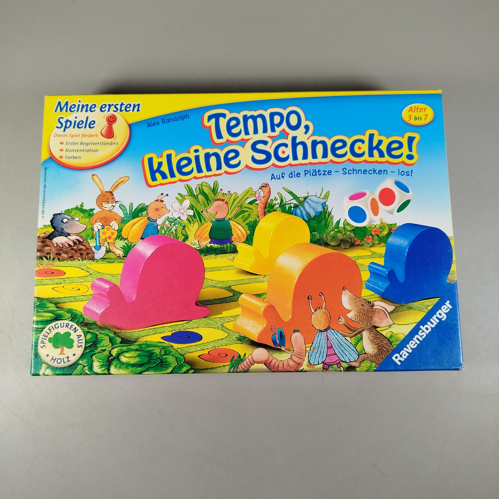 Ravensburger Tempo kleine Schnecke Brettspiel, gebraucht, ab 3 Jahre 