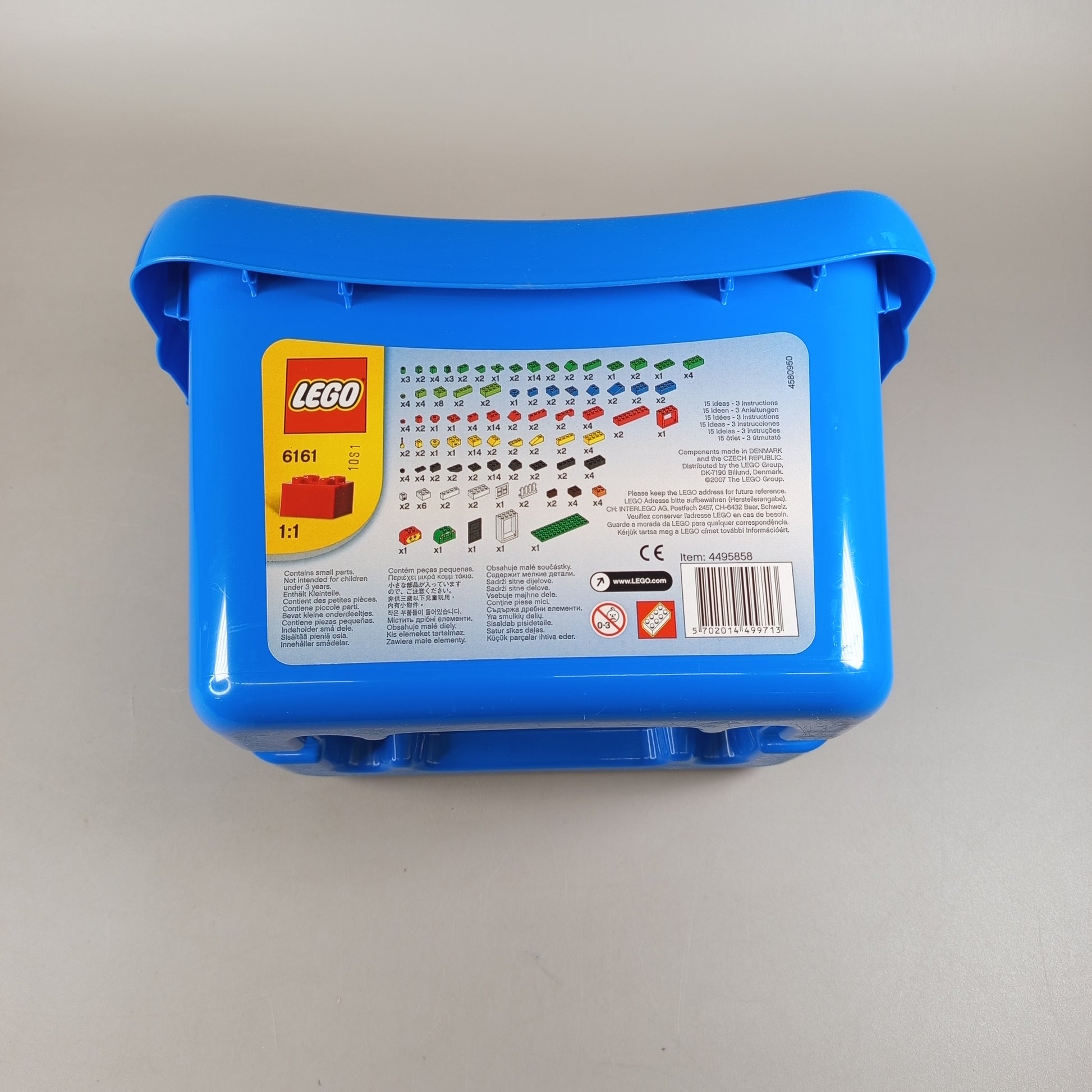 LEGO Aufbewahrungsboxen Set 6161, 5585 – leer, Set von 3 Boxen