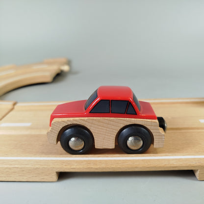Brio Holzspielzeug Set – Strecke mit Fahrzeugen, Spielspaß