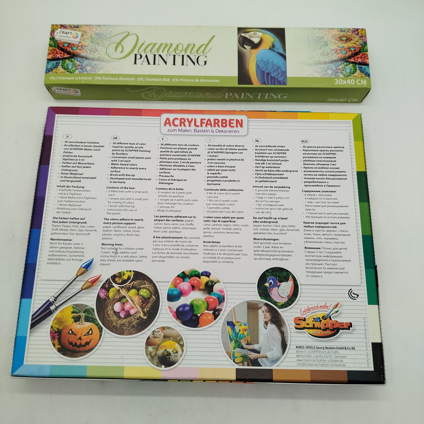 Schipper Bundle Kreativ von 2 Acryl & Diamond Painting Neuwertig