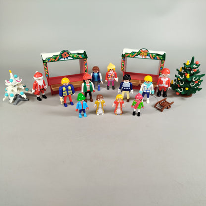Playmobil Weihnachtsmarkt Set – 13 Figuren & Zubehör