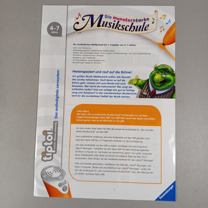 Ravensburger tiptoi Die monsterstarke Musikschule Lernspiel