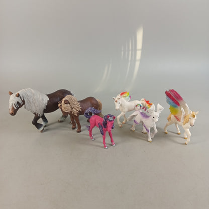 Schleich Bundle Einhörner & Pferde von 6 gebraucht ab 3 4 5 Jahre | ✅ geprüft 