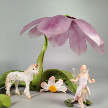 Schleich Feenwelt Set von 6 Figuren, Einhorn & Blume