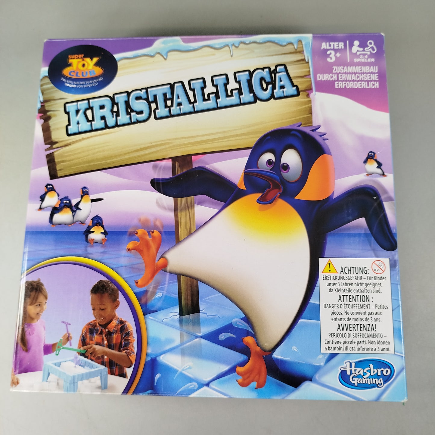 Hasbro Gaming Kristallica Brettspiel Neuwertig