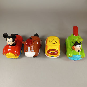 VTech Mickey Maus Parkhaus-Spielset mit 4 Fahrzeugen