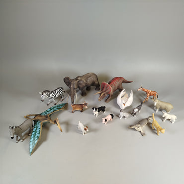 Schleich Tierfiguren Set von 17, wie neu