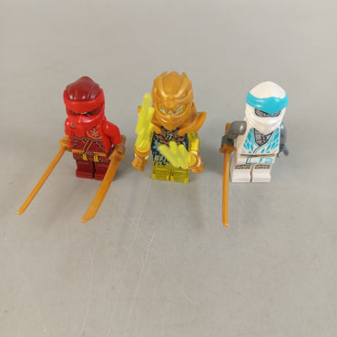 LEGO Bundle Ninjago 6x Minifiguren, gebraucht, ab 6 7 8 Jahre | ✅ geprüft 