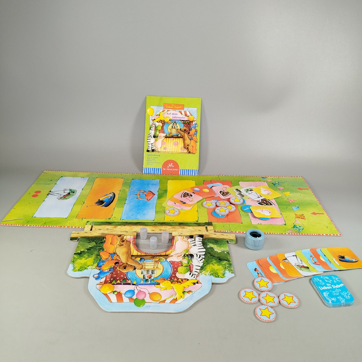 Die Spiegelburg Brettspiel – Die Lieben Sieben Auf dem Jahrmarkt, OVP